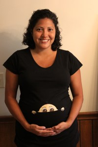 cute preggo shirt!